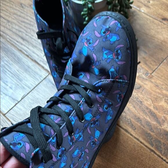 Lilo Blue Patterned High-Top Shoes - Picture 7 of 14